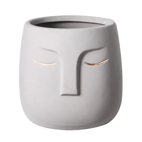 Ceramic Face Vase