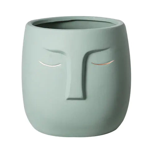 Ceramic Face Vase