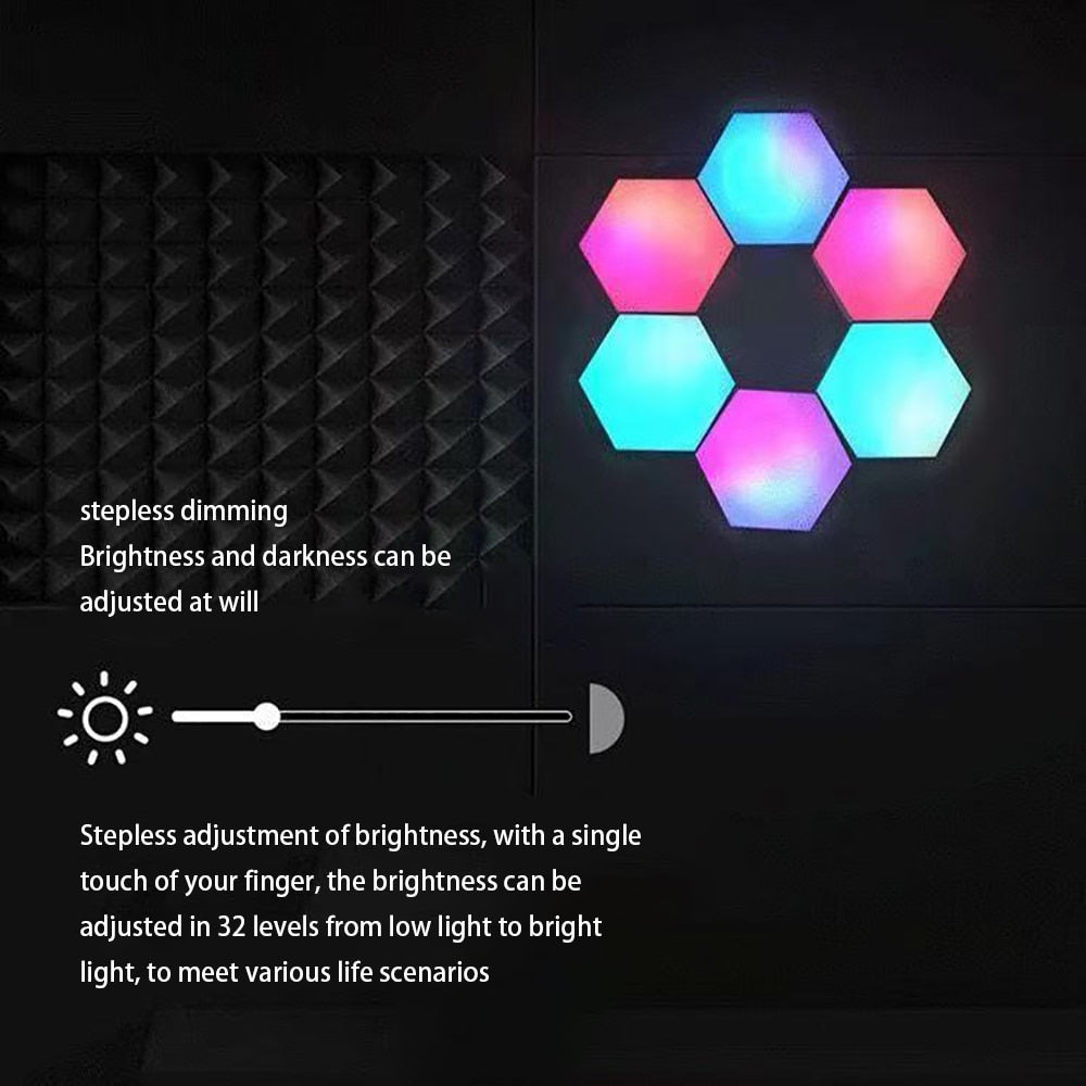 LED Hexagonal Indoor Night Light