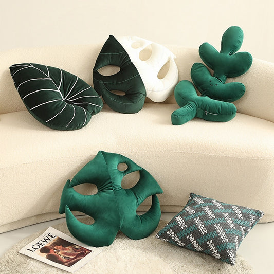 Green Leaf Cushions