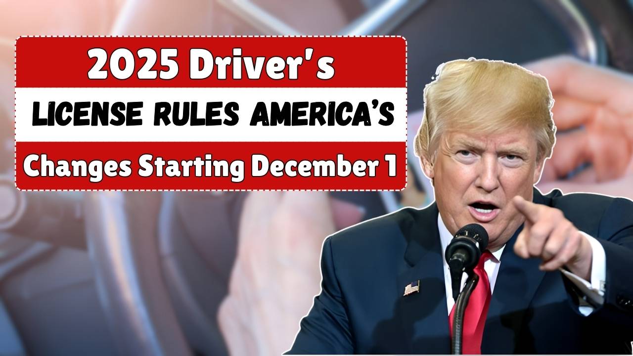 New 2025 Driver’s License Rules America’s Big Changes Starting December 1
