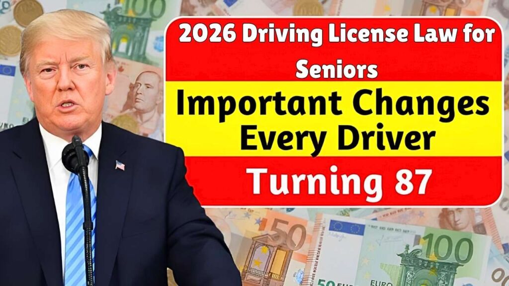 New 2026 Driving License Law for Seniors Important Changes Every Driver Turning 87 Needs to Know